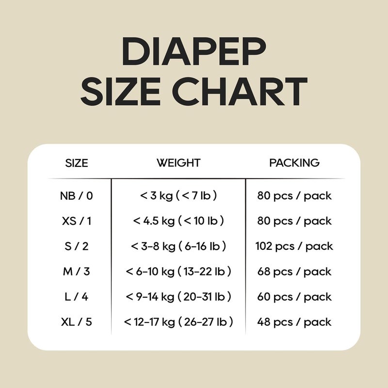 Eco boom Preemie Diapers, Viscose from Bamboo Diapers, Natural Soft Disposable Nappies for Infant, Size 0 Suitable for up to 7 lbs (Newborn - 80 Count) - Image 5